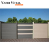 Valla de listones ensamblada impermeable para patio y jardín de nuevo diseño, privacidad de seguridad, valla metálica de aleación de aluminio, valla tipo Louvre