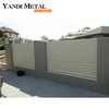 Casa con patio y jardín de alta calidad decorada con valla de seguridad para jardín privado de WPC resistente a los rayos UV