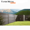 Casa con patio y jardín de alta calidad decorada con valla de seguridad para jardín privado de WPC resistente a los rayos UV