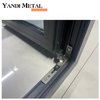 Casa con ventana de vidrio de estilo moderno, ventana de aluminio de doble vidrio, diseño simple, aislamiento acústico de casa de aluminio