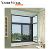 Yandi Casa de estilo moderno Ventanas Ventana corrediza de aluminio de diseño simple con doble acristalamiento