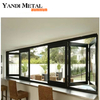 El marco de aluminio de la ventana abatible del metal del precio al por mayor del fabricante moderó la ventana corrediza de aluminio del vidrio