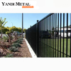 Venta caliente de listones horizontales anodizados con recubrimiento en polvo personalizados para exteriores para paneles de valla de aluminio para piscina