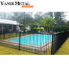 Cerca vendedora caliente de la piscina de la aleación de aluminio recubierta del polvo del balcón de la cerca del metal de la seguridad de la piscina superior plana