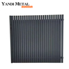 Fabricantes de paneles de valla de aluminio para jardín de nuevo diseño, paneles de valla de metal baratos de aluminio