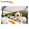 Pérgola con techo de rejilla personalizada, dosel para jardín, pérgola para exteriores, pérgola eléctrica de aluminio
