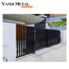 Puertas residenciales de entrada de aluminio competitivas decoradas con puertas cortadas con láser Puertas de barandillas de aluminio