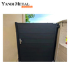 Puerta única decorativa de aluminio, muro delimitador, puerta de entrada de aluminio, puerta principal, puerta corrediza eléctrica de aluminio
