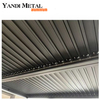Sombra de aluminio de la pérgola del techo del metal de la pérgola del control del viento de la protección solar al aire libre