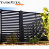 Persianas de aluminio a prueba de herrumbre para exteriores, valla metálica, paneles de valla de listones de privacidad de aluminio para patio residencial