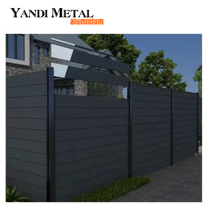 Piscina de jardín decorada con paneles de valla de aluminio compuesto de aluminio Yandi