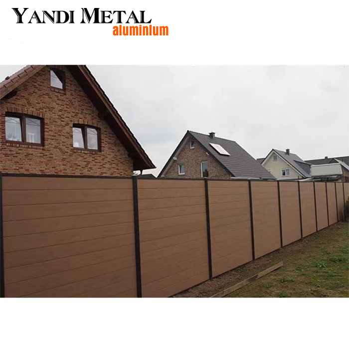 Panel de valla de madera y plástico con grupo de luces LED traseras, panel decorativo, compuesto de madera y plástico, precio comercial, privacidad, puerta de pared de jardín exterior