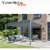 Fabricación de persianas impermeables toldo pérgola de aluminio cubierta eléctrica exterior pérgola bioclimática