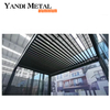 Diseño moderno Toldo de sombra bioclimática persiana impermeable mirador de persiana de techo Pérgola de aluminio para exteriores Pérgola eléctrica de aluminio