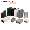 Varios perfiles extruidos de aluminio anodizado 6063 6068 fabricantes de perfiles de aluminio