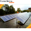 Aluminio anodizado 6063-t5, estructura de montaje de panel solar de perfil de aluminio OEM