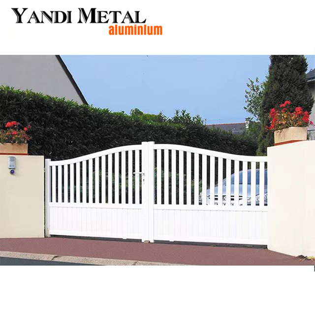 Las últimas puertas exteriores, puertas giratorias automáticas de aluminio y metal privado, puertas de aluminio para entrada de casas