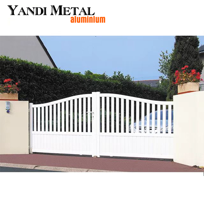 Las últimas puertas exteriores, puertas giratorias automáticas de aluminio y metal privado, puertas de aluminio para entrada de casas
