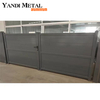 Perfiles de cerca de acero galvanizado de aluminio de lujo de moda personalizados Paneles y puertas de cerca unidos de color