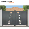 Diseño de puerta moderno personalizado, puerta de aluminio, diseño de fábrica, puerta de aluminio doméstica caliente