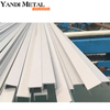 6063-T5 Perfil de aluminio anodizado plateado mate OEM solar para marco de panel solar