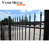 Privacidad Valla de jardín Los piquetes de metal de aluminio decoraron los paneles de la cerca de acero de la cerca del hierro forjado