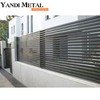 Valla exterior automática de aluminio directa de fábrica para patio 6063/6061/6005/6060 T5 valla de aluminio