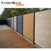 Valla de listones ensamblada impermeable para patio y jardín de nuevo diseño, privacidad de seguridad, valla metálica de aleación de aluminio, valla tipo Louvre