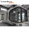 Nueva casa prefabricada de alta calidad cápsula espacial Hotel Contenedor Familia Cápsula para dormir Casa pequeña móvil al aire libre Cápsula espacial de lujo
