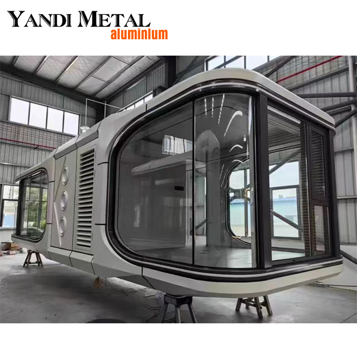 Nueva casa prefabricada de alta calidad cápsula espacial Hotel Contenedor Familia Cápsula para dormir Casa pequeña móvil al aire libre Cápsula espacial de lujo