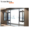 Compre ventana corrediza de aluminio con diseño de color personalizado con recubrimiento en polvo de alta calidad de China