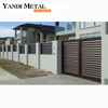 Valla de poste de aluminio de moda, la última puerta abatible industrial, puerta de aluminio automática