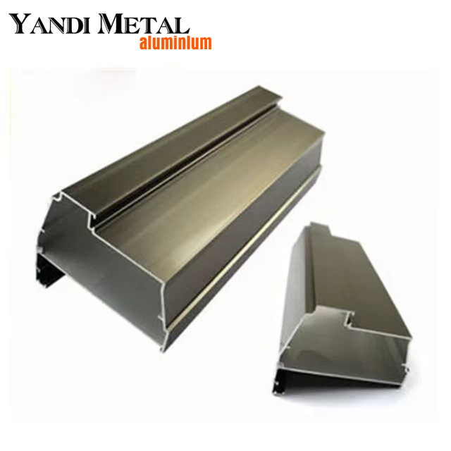 Marco de aluminio anodizado extruido material de perfil personalizado 60063 fabricante de perfiles de aluminio de alta calidad