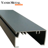 Precio marco de la más alta calidad perfil de aluminio extruido personalizado 6063 T5 material anodizado perfil de aluminio