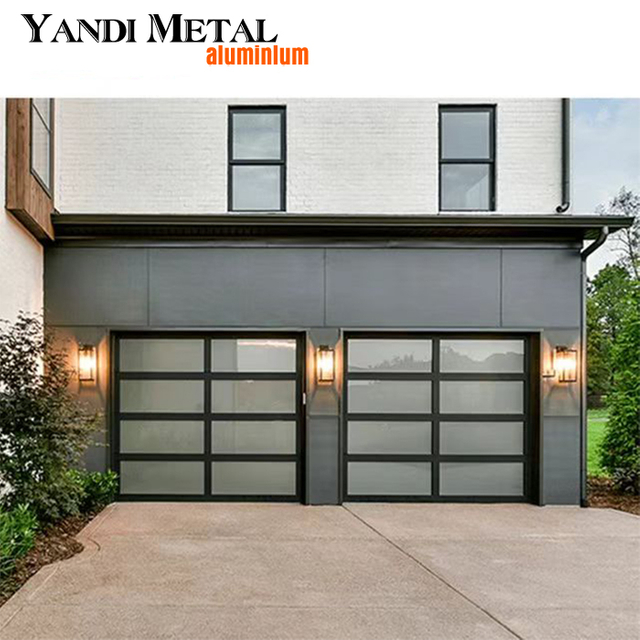 Puerta de persiana de garaje de villa ignífuga automática residencial