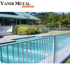 Lámina de aluminio de seguridad australiana Valla de seguridad negra para piscina Valla de piscina de aluminio negro Valla de listones horizontales para piscina