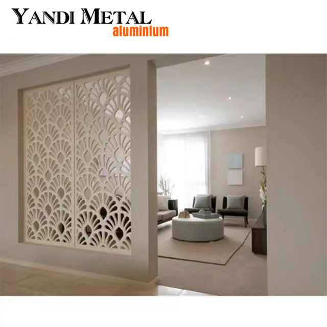 Pantalla exterior de metal cortada con láser Panel de pantalla de metal Valla decorativa de panel de jardín Pantalla de corte láser de aluminio