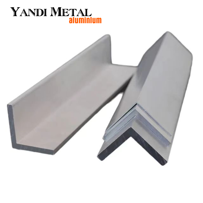 Soporte de sección de esquina en forma de L de aluminio extruido personalizado y servicios de procesamiento de doblado, soldadura y punzonado de moldes existentes