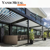 Toldo Exterior 3*3 3*4, pérgola de persiana de aluminio, pabellón eléctrico, kit de techo de pérgola bioclimática impermeable
