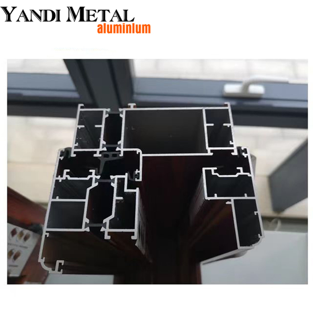 Sistema de vidrio montado en fachada de escaparate de vidrio, sistema de muro cortina de aluminio para escaparate de construcción