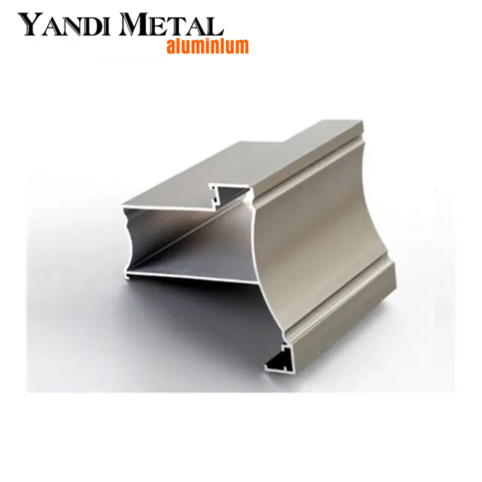 Extrusión de aluminio industrial, fabricación de perfiles huecos, ventanas de aluminio, fabricante de Yandi China, extrusión de ventanas