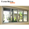 Ventanas abatibles de aluminio para apartamentos y hoteles Ventanas de vidrio templado Ventanas plegables con marco de ventana de aluminio