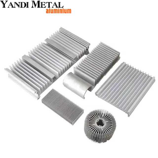 Los disipadores de calor de aluminio anodizados personalizados perfilan la protuberancia de aluminio de los disipadores de calor