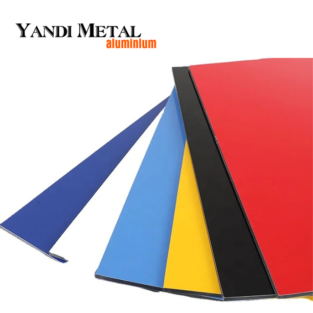 Revestimiento de muro cortina de panel compuesto de aluminio PVDF ACP de 4 mm PVDF
