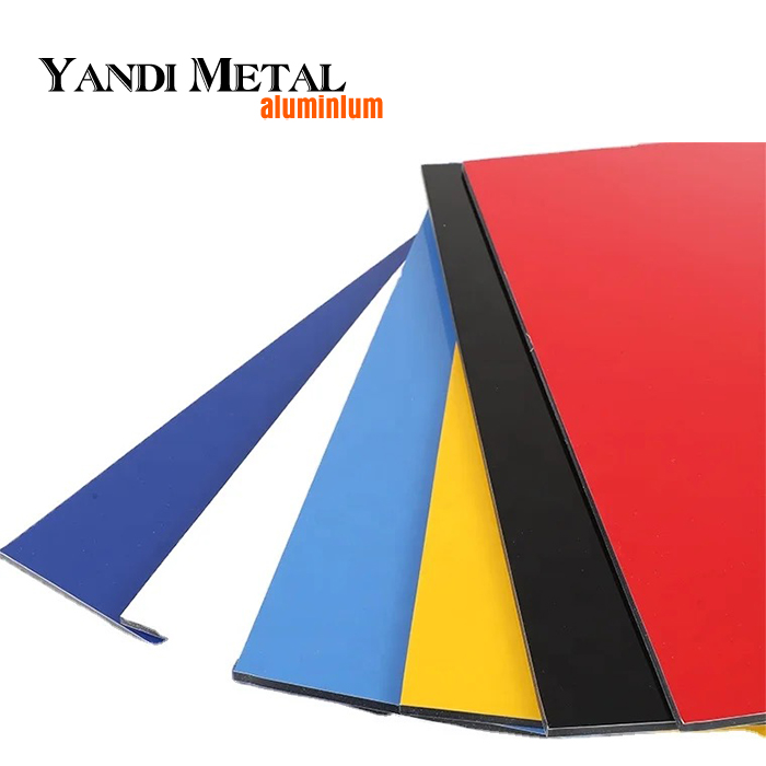 Revestimiento de muro cortina de panel compuesto de aluminio PVDF ACP de 4 mm PVDF