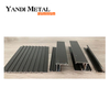 Perfiles industriales de aluminio extruido personalizados.