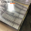 Placa de aluminio con panel de rodadura de diamante en relieve a cuadros personalizado