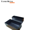 Caja de aluminio decorativa al aire libre de encargo de la maceta de la maceta del pequeño árbol del jardín de la pintura en polvo