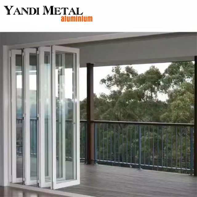 El diseño moderno logra puertas de aluminio domésticas de alta calidad. Puertas de aluminio de perfil ultrafino.