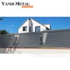 Puerta de aluminio moderna automática exterior eléctrica automática diseño moderno puerta corredera de aluminio impermeable